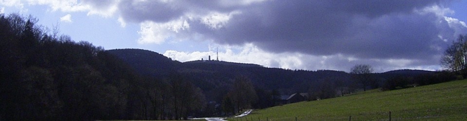 Berggasthof Stöhr auf dem 916 Meter Großen Inselberg